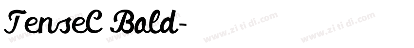 TenseC Bold字体转换